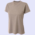 Ladies' Topflight Heather V-Neck T-Shirt