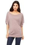 Ladies' Flowy Draped Sleeve Dolman T-Shirt