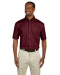 Men's Easy Blend™ Short-Sleeve Twill Shirt with Stain-Release