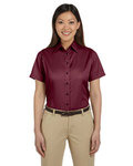 Ladies' Easy Blend™ Short-Sleeve Twill Shirt with Stain-Release