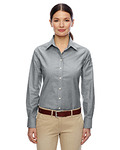 Ladies' Long-Sleeve Oxford with Stain-Release