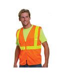 Unisex USA Made M22610/LZ, Class 2, Level 2 ANSI High Vis Mesh Safety Vest