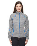 Ladies' Flux Mélange Bonded Fleece Jacket