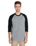 Adult Heavy Cotton™ Three-Quarter Raglan Sleeve T-Shirt