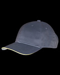 100% Washed Cotton Unstructured Sandwich Cap