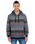 Men's Printed Stripe Marl Pullover