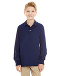 Youth SpotShield™ Long-Sleeve Jersey Polo