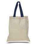 Contrasting Handles Tote