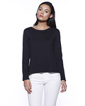 Ladies' CVC High Low Long-Sleeve T-Shirt