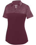 Ladies' Shadow Tonal Heather Polo