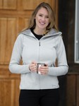 DRYFRAME® DRY TECH WATER RESISTANT FLEECE FULL ZIP HOODED LADIES' JACKET