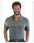 Heathered 3-Stripes Colorblocked Polo