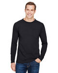 Unisex Union-Made Long-Sleeve Pocket Crew T-Shirt