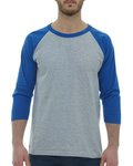 Raglan Three-Quarter Sleeve Baseball T-Shirt