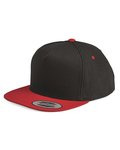 Five-Panel Cotton Twill Snapback Cap