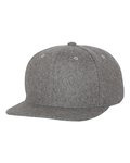 Melton Wool Blend Snapback Cap