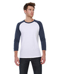 Men's CVC 3/4 Sleeve Raglan