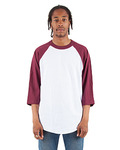 Adult 8.9 oz., 3/4-Sleeve Raglan T-Shirt