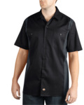 Men's Two-Tone Short-Sleeve Work Shirt