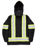 Men's Safety Striped Arctic Insulated Chore Coat