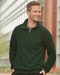 Nublend® Cadet Collar Quarter-Zip Sweatshirt