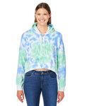 Ladies' Triblend Cropped Hooded Sweatshirt